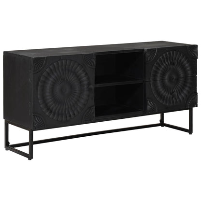 Mobile TV con cassetto con lo scaffale Nero 105 x 30 x 54 cm | homemem39