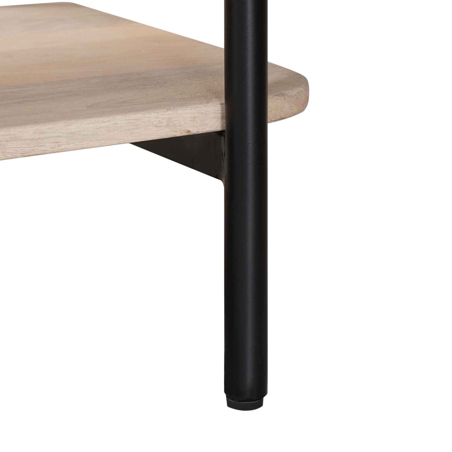 Tavolino fatto a mano Bianco 100 x 30 x 76 cm | homemem39