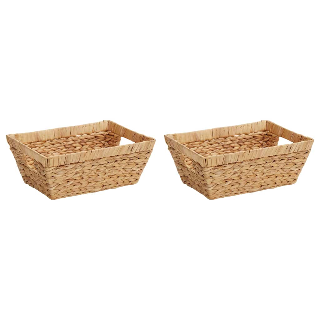 Cesti per Stoccaggio 2 pcs Naturale 38 x 28 x 15 cm