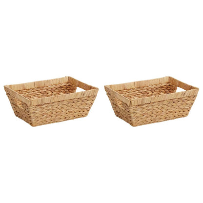 Cesti per Stoccaggio 2 pcs Naturale 38 x 28 x 15 cm
