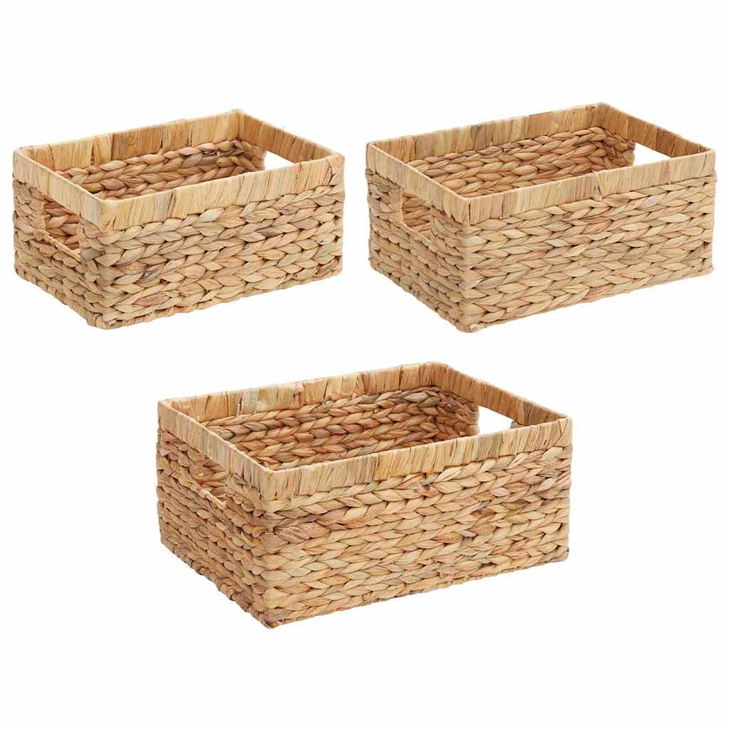 Cesti per Stoccaggio 3 pcs Naturale Giacinto d'acqua | homemem39