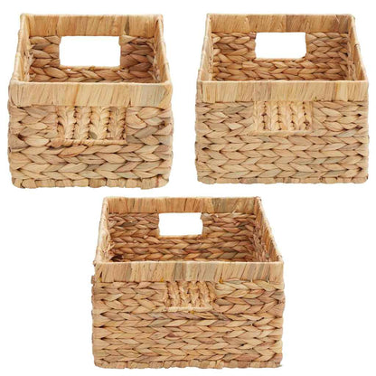 Cesti per Stoccaggio 3 pcs Naturale Giacinto d'acqua | homemem39