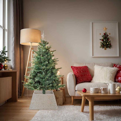 Collare per Albero di Natale Bianco 70 x 70 x 28 cm | homemem39