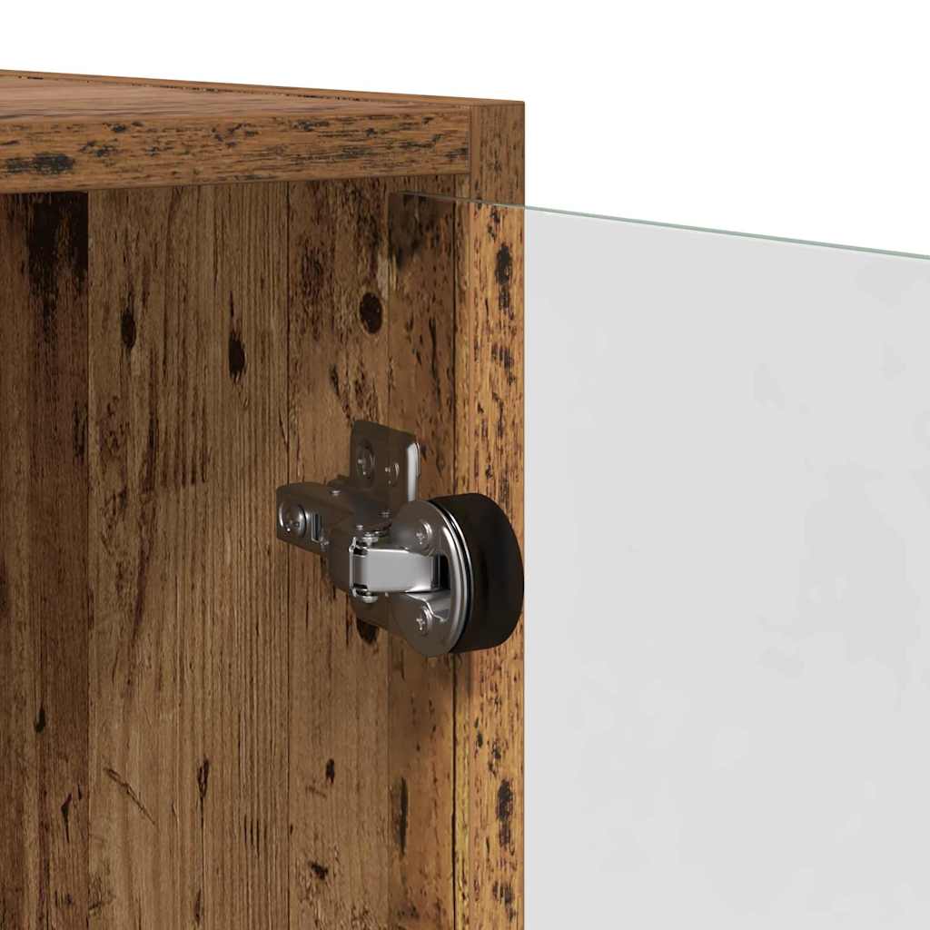 Credenza Legno vecchio 68 x 37 x 142 cm Legno multistrato