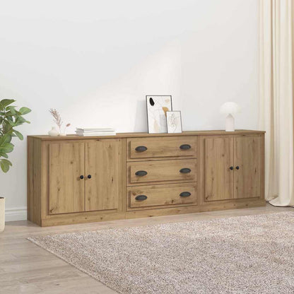 Sideboards 3 pcs Legno vecchio 210 x 35,5 x 67,5 cm