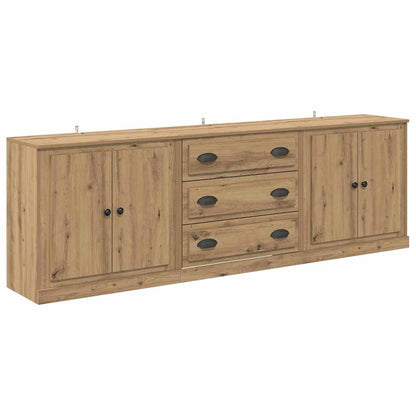 Sideboards 3 pcs Legno vecchio 210 x 35,5 x 67,5 cm