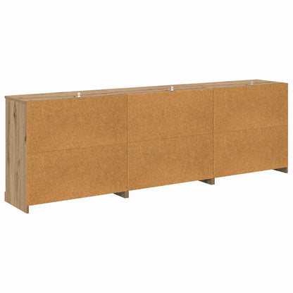 Sideboards 3 pcs Legno vecchio 210 x 35,5 x 67,5 cm
