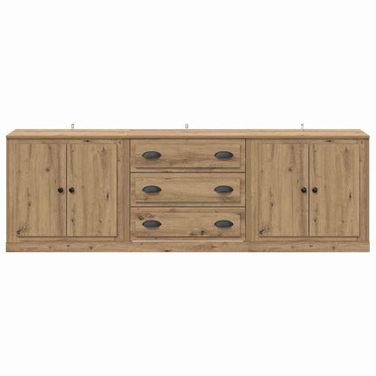 Sideboards 3 pcs Legno vecchio 210 x 35,5 x 67,5 cm