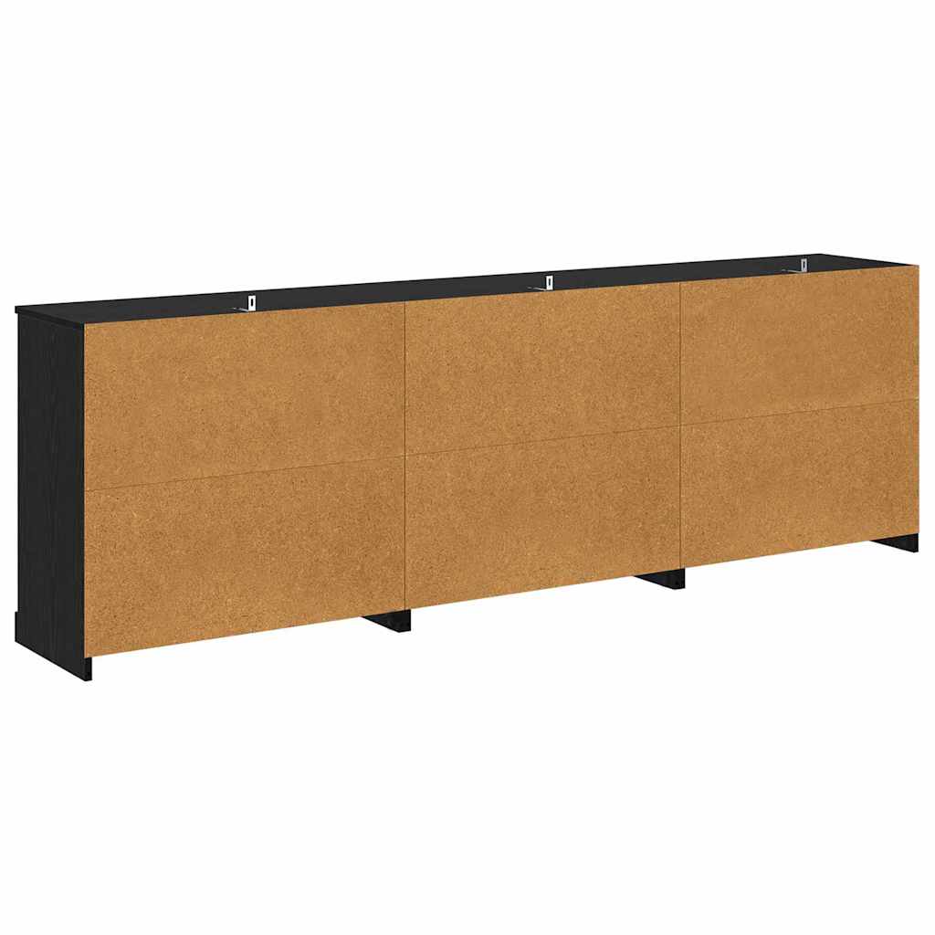 Sideboards 3 pcs Rovere artigianale 210 x 35,5 x 67,5 cm