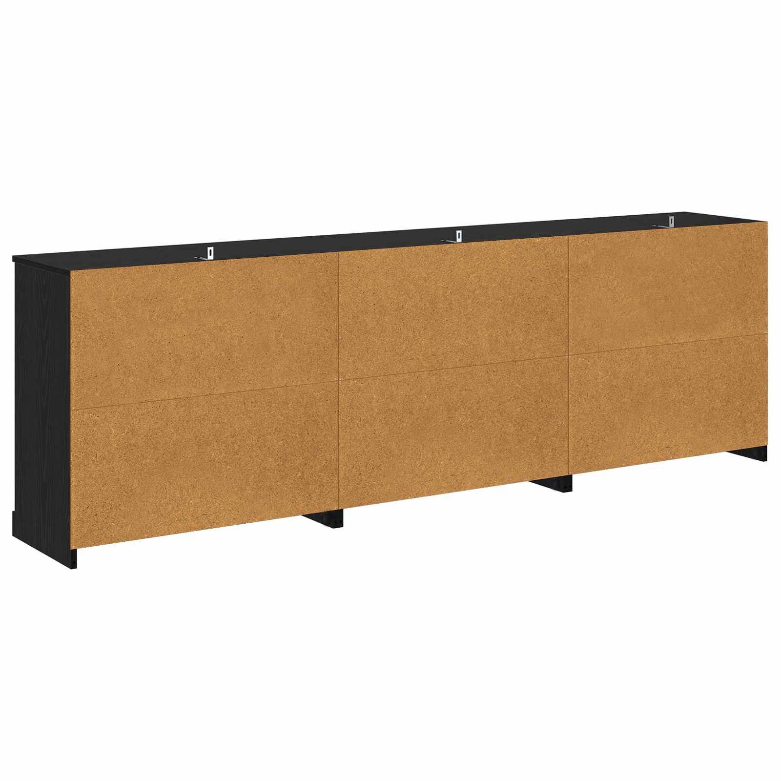 Sideboards con cassetto 3 pcs Rovere Nero 210 x 35,5 x 67,5 cm | homemem39