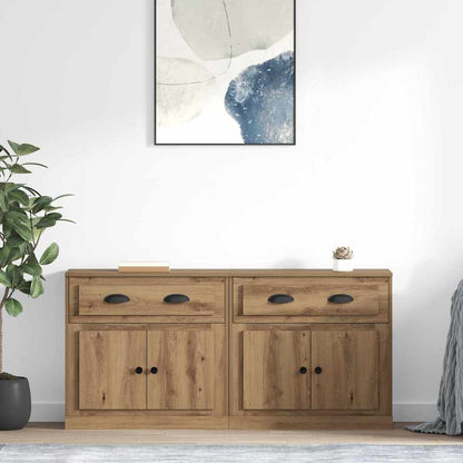 Sideboards 2 pz Rovere artigianale 70 x 35,5 x 67,5 cm