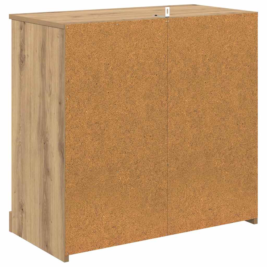 Sideboards 2 pz Rovere artigianale 70 x 35,5 x 67,5 cm