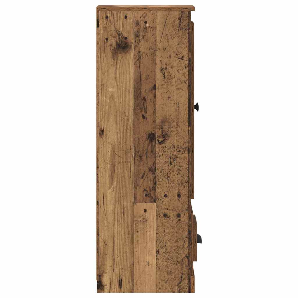 Credenza con cassetto 3 pcs Legno vecchio Legno multistrato | homemem39