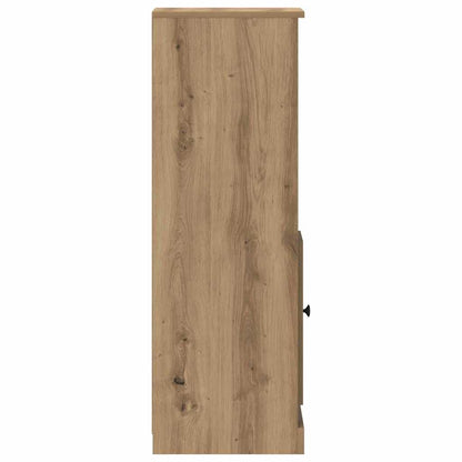 Credenza 3 pz Rovere artigianale 132 x 35,5 x 103,5 cm