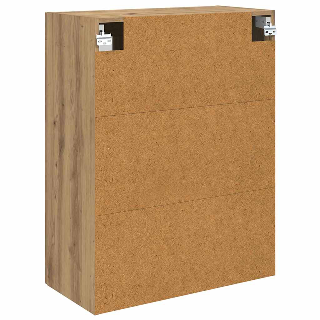 Armadi da Muro 2 pcs Rovere artigianale 69,5 x 34 x 90 cm