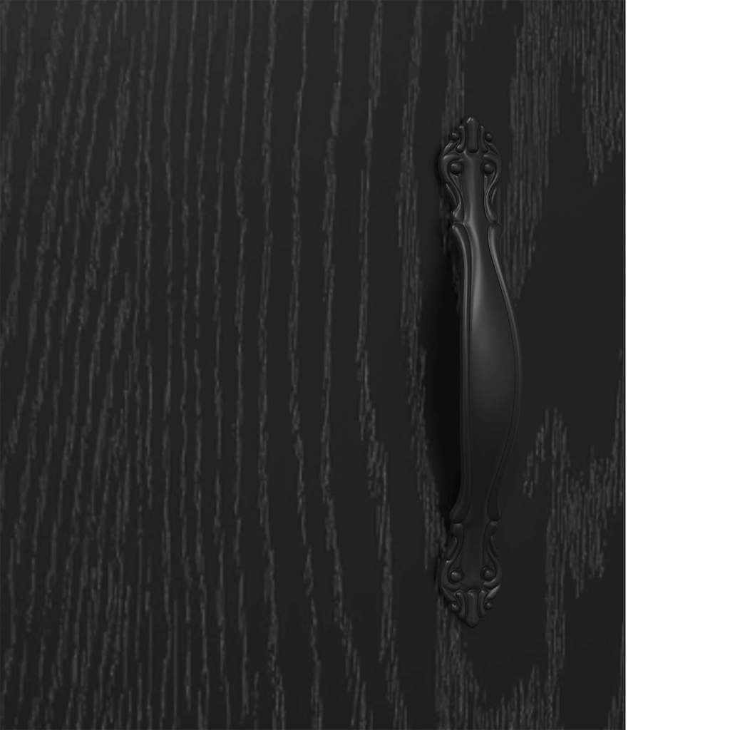 Armadi da Parete 2 pcs Rovere Nero 69,5 x 34 x 90 cm | homemem39