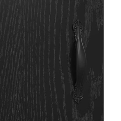 Armadi da Parete 2 pcs Rovere Nero 69,5 x 34 x 90 cm | homemem39