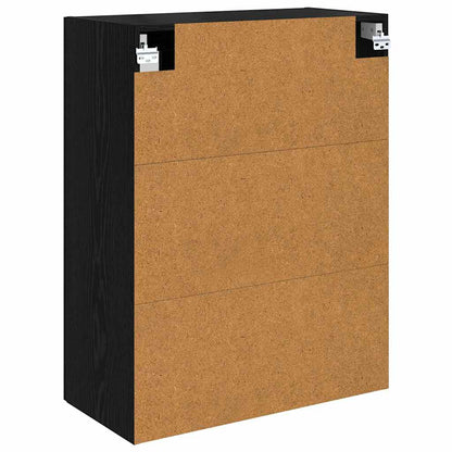Armadi da Muro 2 pcs Rovere Nero 69,5 x 34 x 90 cm