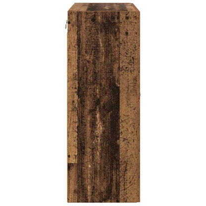 Armadietti a Muro 2 pcs Legno vecchio 69,5 x 34 x 90 cm