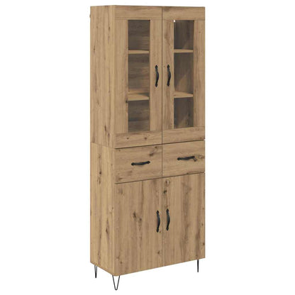 Credenza con cassetto Rovere artigianale 69,5 x 34 x 180 cm