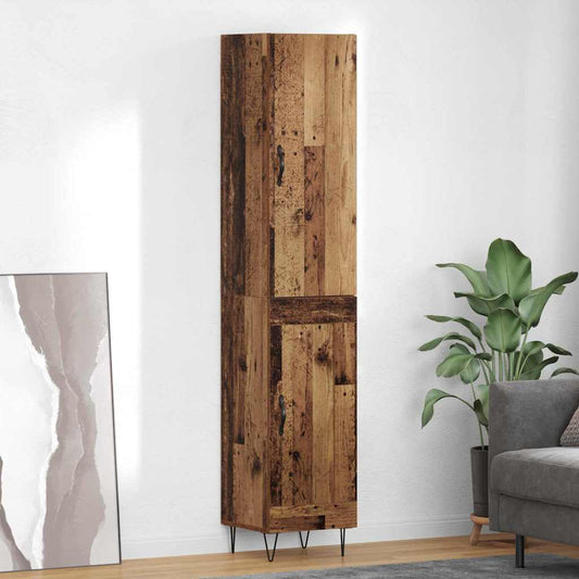 Credenza Legno vecchio 34,5 x 34 x 90 cm Legno multistrato