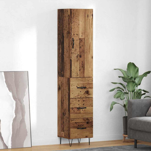 Credenza Legno vecchio 69,5 x 34 x 180 cm Legno multistrato