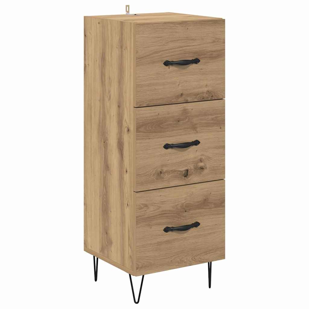 Credenza con cassetto Rovere artigianale 69,5 x 34 x 180 cm