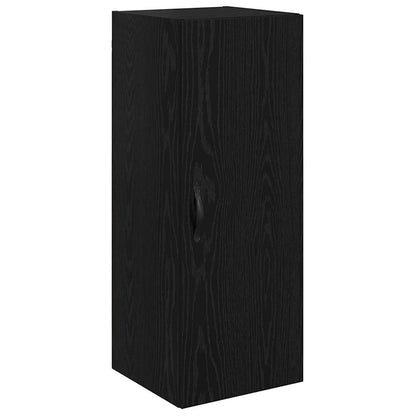 Credenza Rovere Nero 69,5 x 34 x 180 cm Legno multistrato