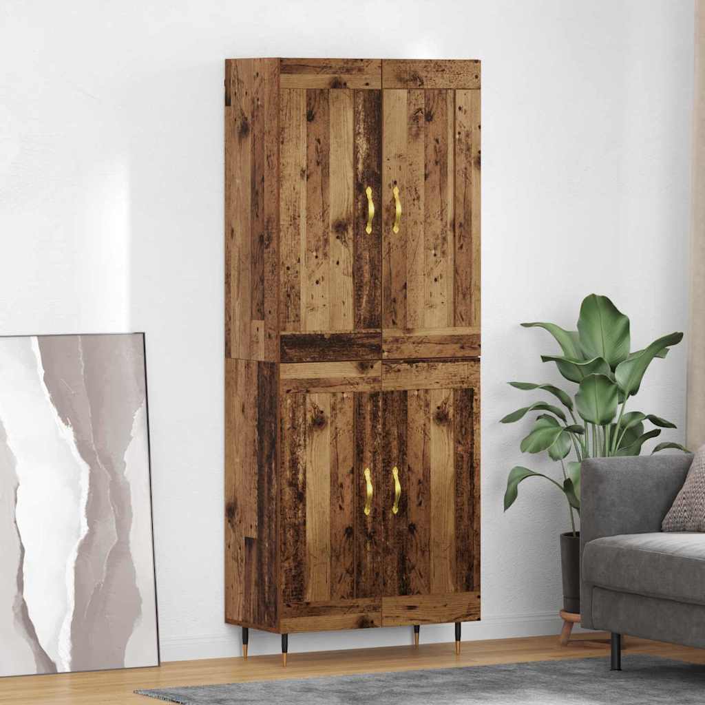 Credenza Legno vecchio 69,5 x 34 x 180 cm Legno multistrato