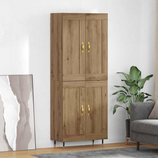 Credenza Rovere artigianale 69,5 x 34 x 90 cm Legno multistrato