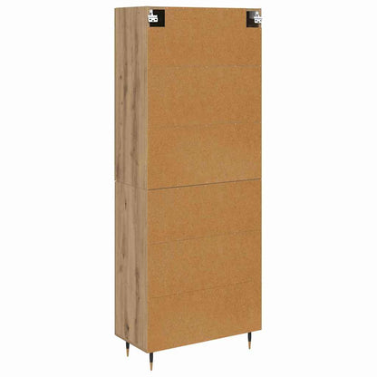 Credenza Rovere artigianale 69,5 x 34 x 90 cm Legno multistrato | homemem39