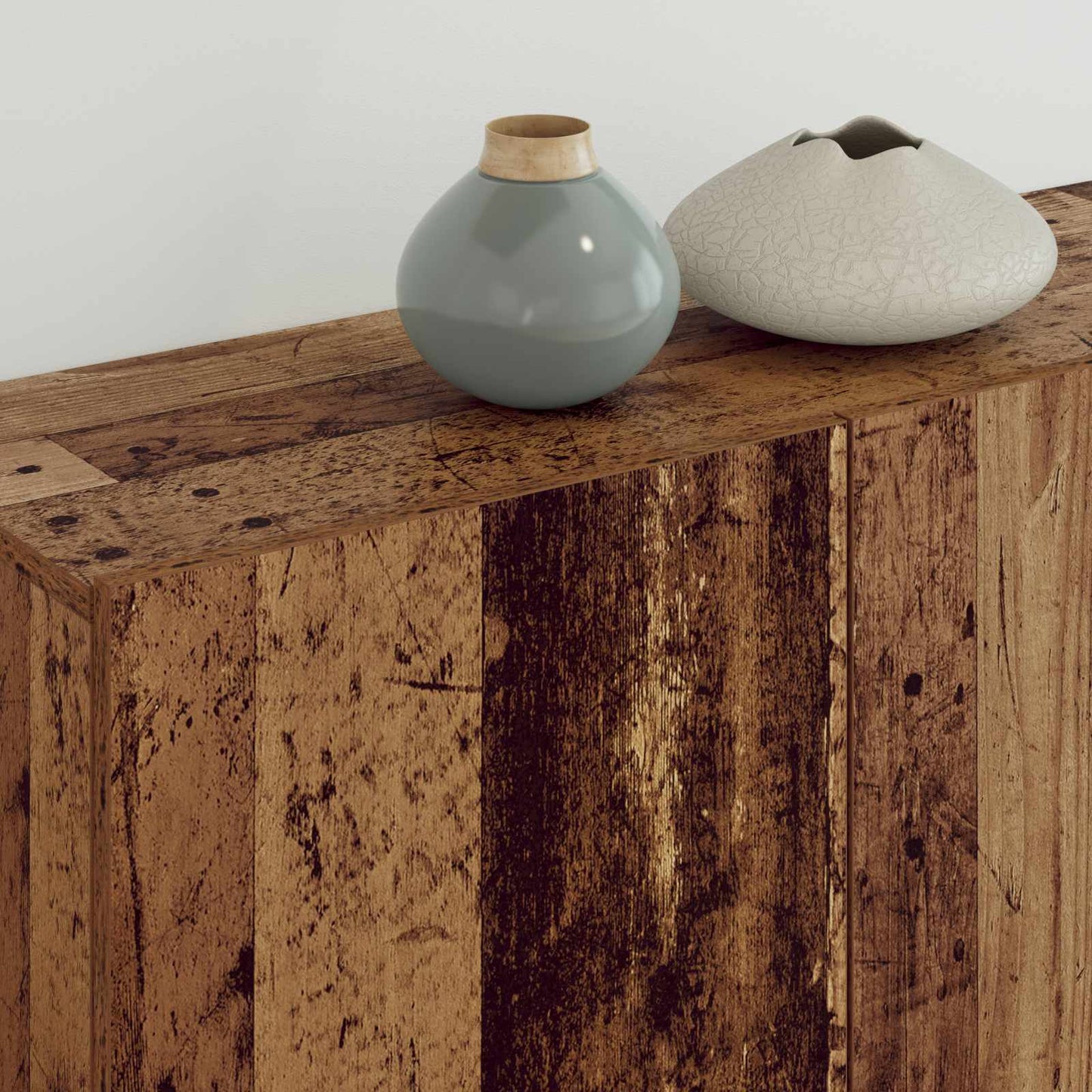 Unità TV da Parete 5 pcs Legno vecchio Legno multistrato