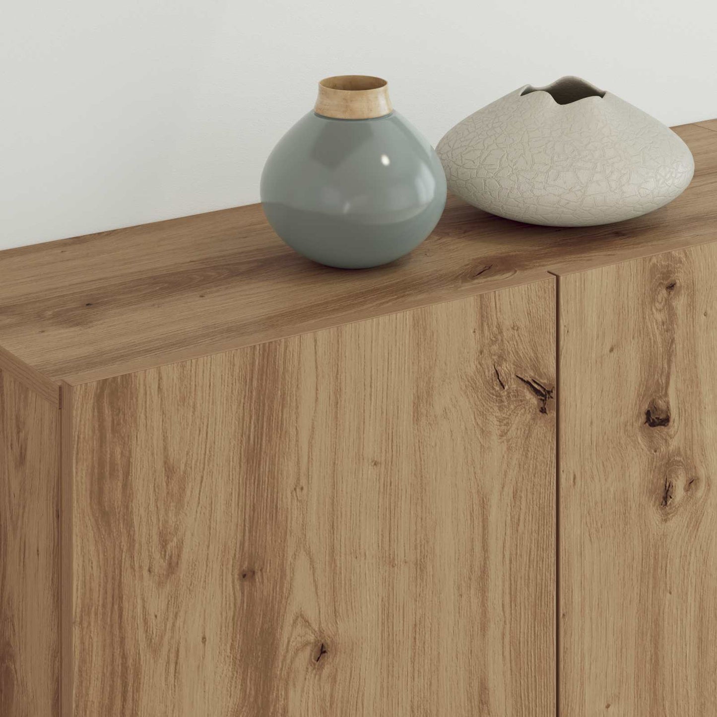 Unità TV da Parete 5 pcs Rovere artigianale Legno multistrato