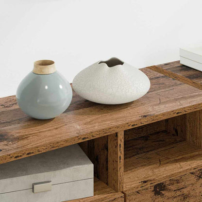 Unità per TV a Muro 4 pcs Legno vecchio Legno multistrato