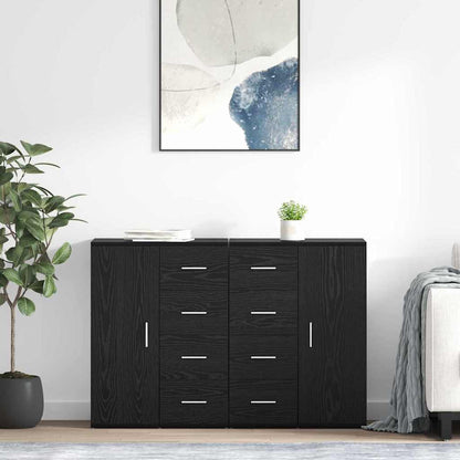 Sideboards Corona 2 pcs Rovere Nero 59 x 39 x 80 cm