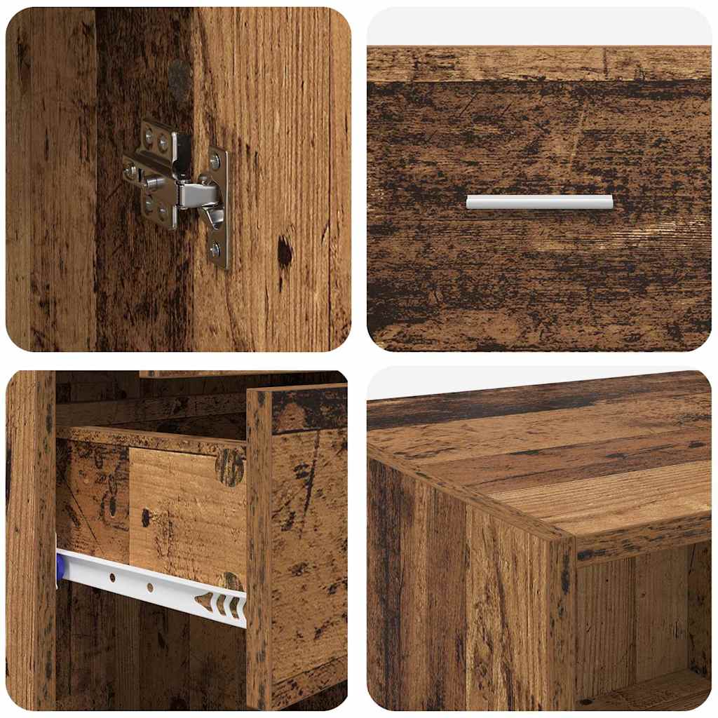 Credenza Legno vecchio 50 x 42,5 x 225 cm Legno multistrato