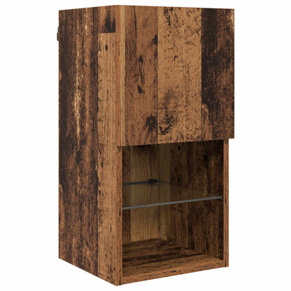 Unità TV da Parete 6 pcs Legno vecchio Legno multistrato