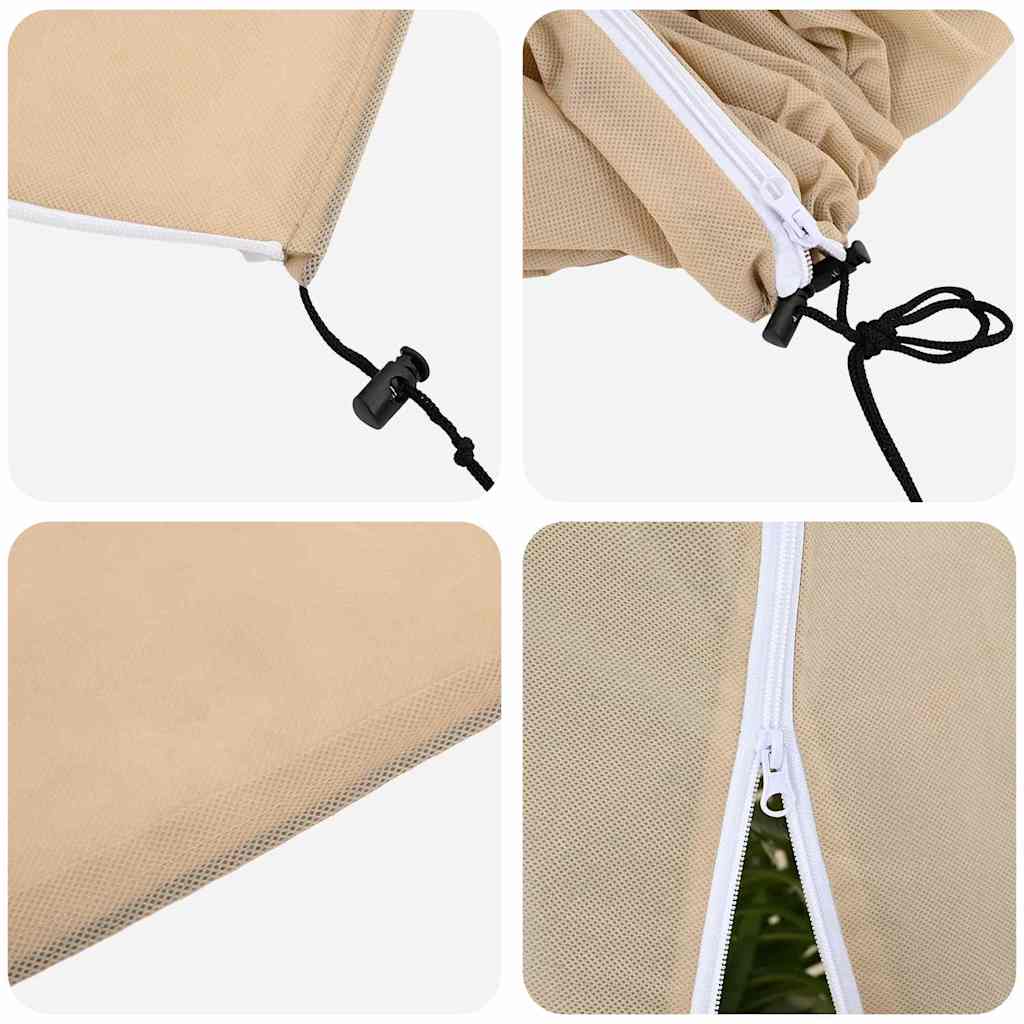 Coperture in Fleece per Protezione Antigelo delle Piante Beige