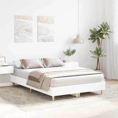 Struttura del letto Bianco 137 x 190 cm Legno ingegnerizzato