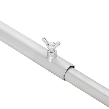 adatto per supporto per telo piatto 2 pcs Argento 100-145 cm