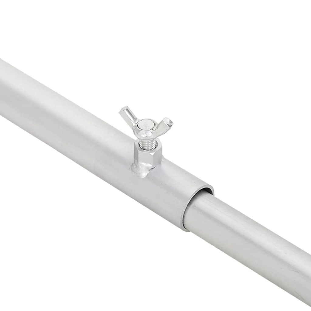 adatto per supporto per telo piatto 4 pcs Argento 100-145 cm