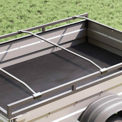 Supporto per teloni per rimorchi 3 pz Argento 136-218 cm | homemem39