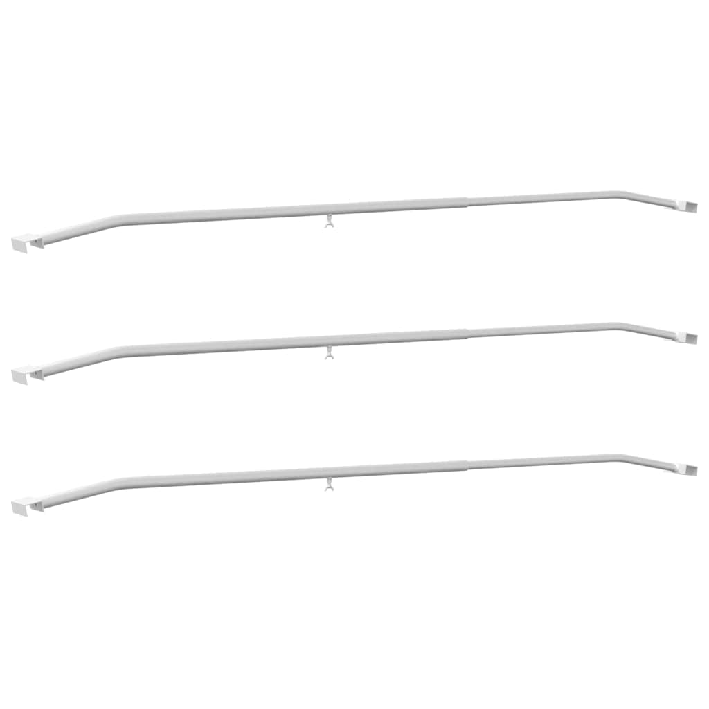 Supporto per teloni per rimorchi 3 pz Argento 136-218 cm | homemem39