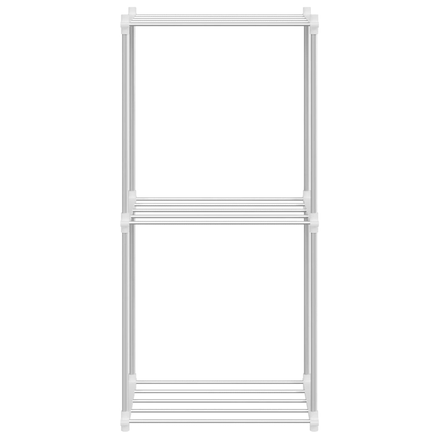 Mensola tubolare Bianco 42.5 x 27 x 91.5 cm Alluminio