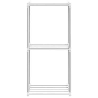 Mensola tubolare Bianco 42.5 x 27 x 91.5 cm Alluminio