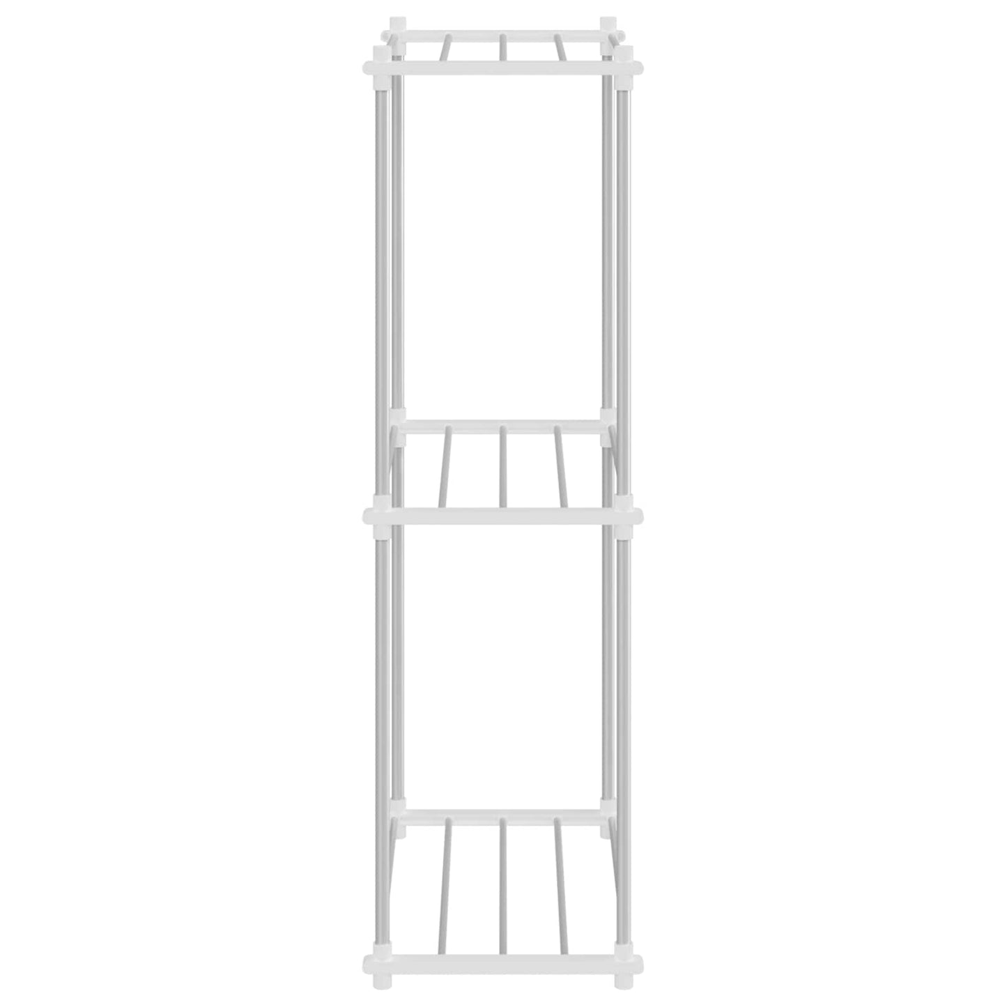 Mensola tubolare Bianco 42.5 x 27 x 91.5 cm Alluminio