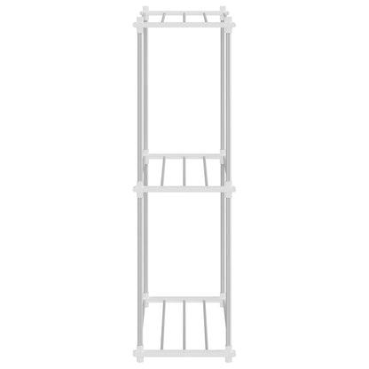 Mensola tubolare Bianco 42.5 x 27 x 91.5 cm Alluminio