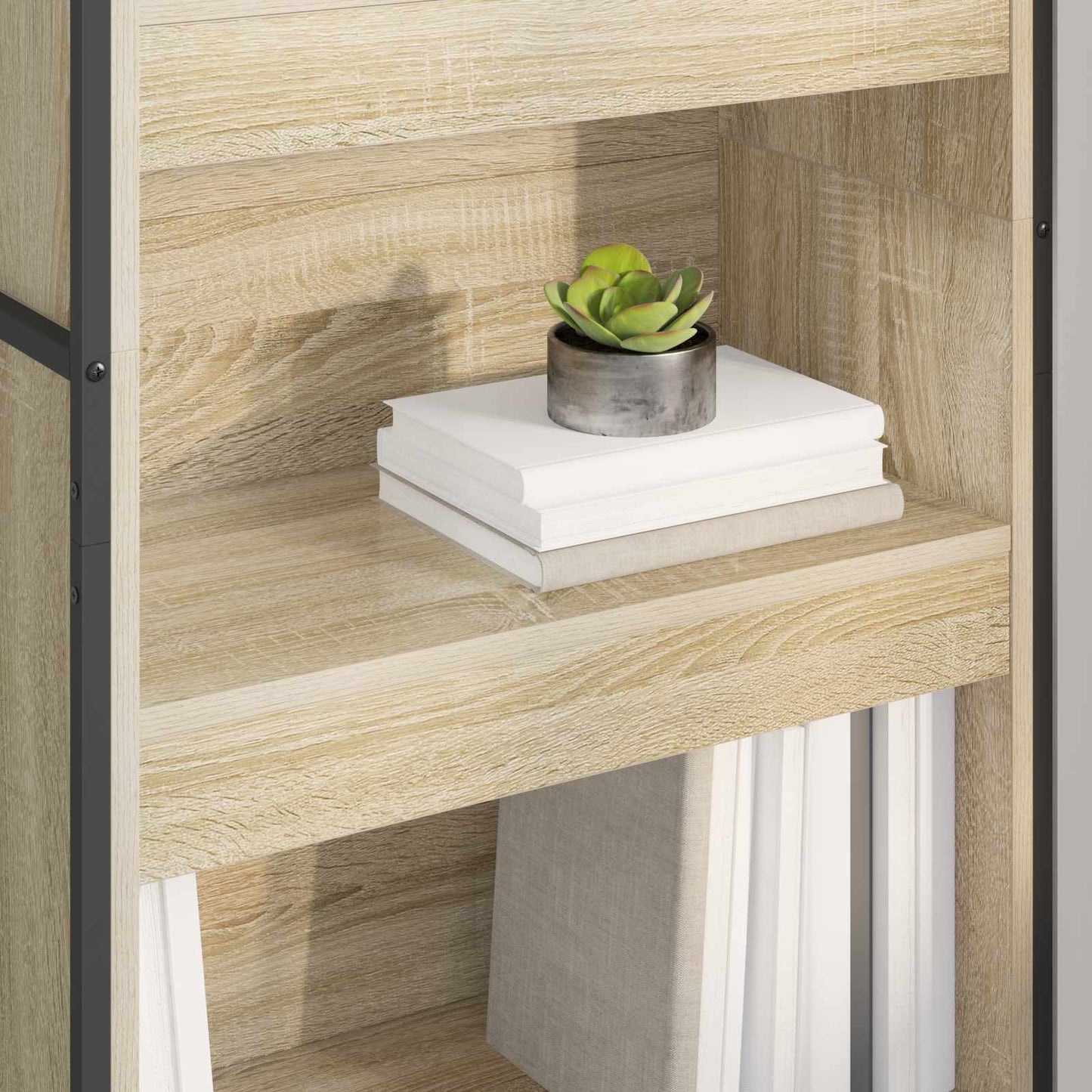 Armadio per Libri 60 x 30 x 189,5 cm Legno multistrato Sonoma | homemem39