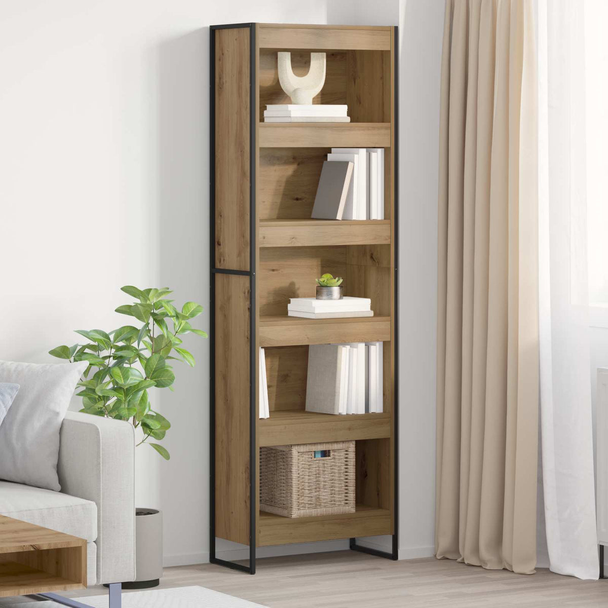 Armadio per Libri 60 x 30 x 189,5 cm Legno ingegnerizzato