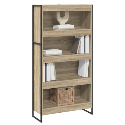 Armadio per Libri 80 x 30 x 155 cm Legno multistrato Sonoma | homemem39